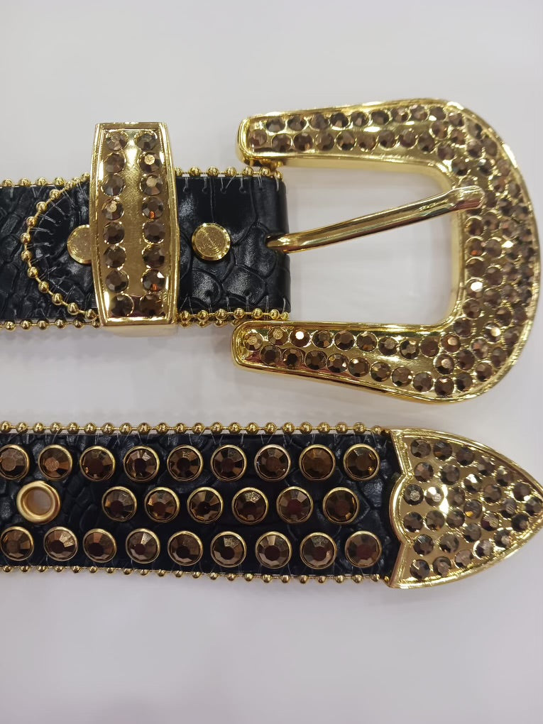 Black/ Gold Belt