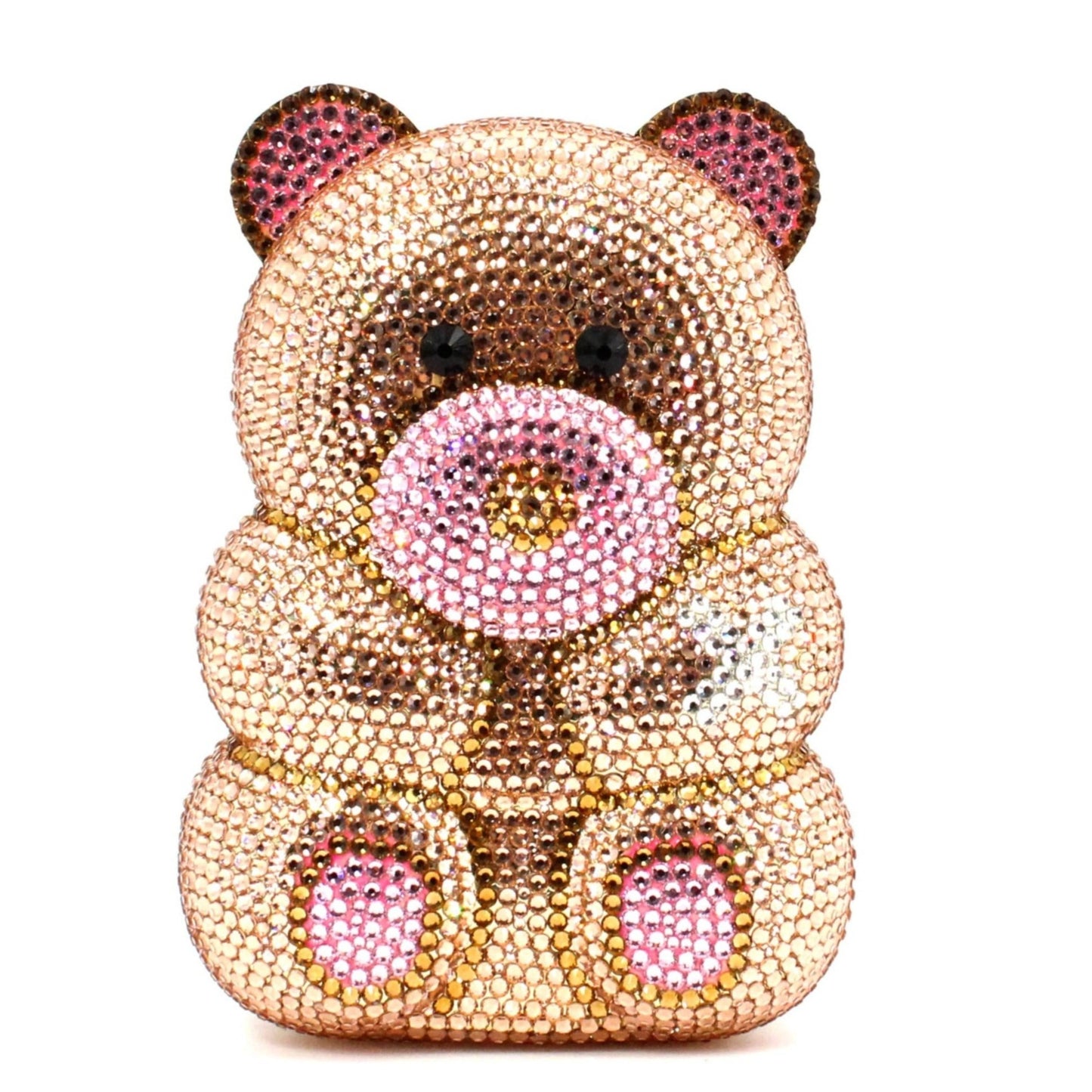 Peach Teddy Bear Clutch