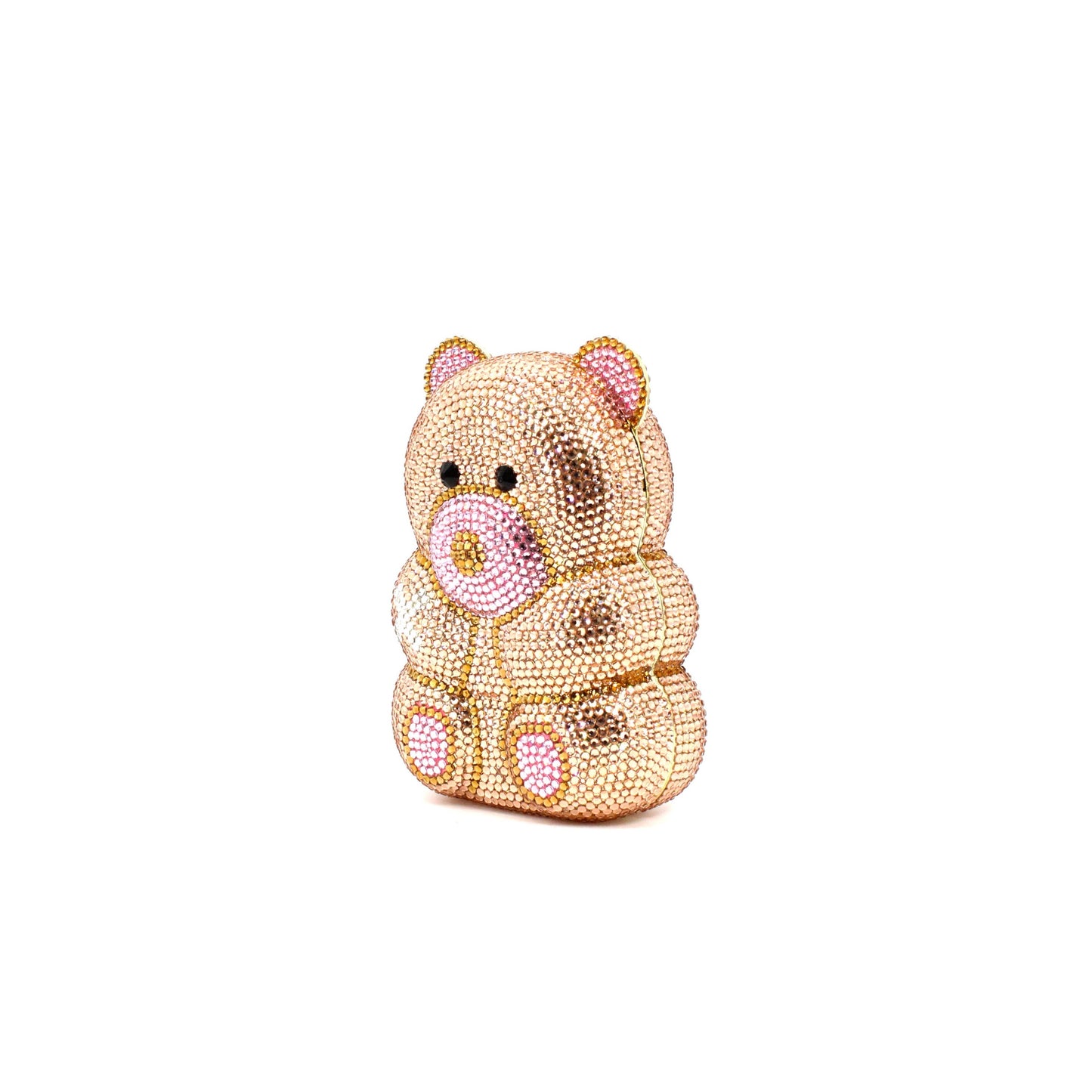 Peach Teddy Bear Clutch