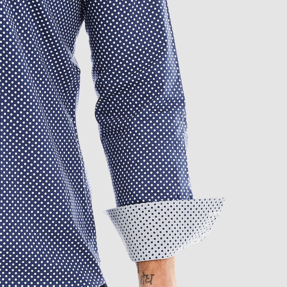 BERTIGO Navy Luxury Shirt