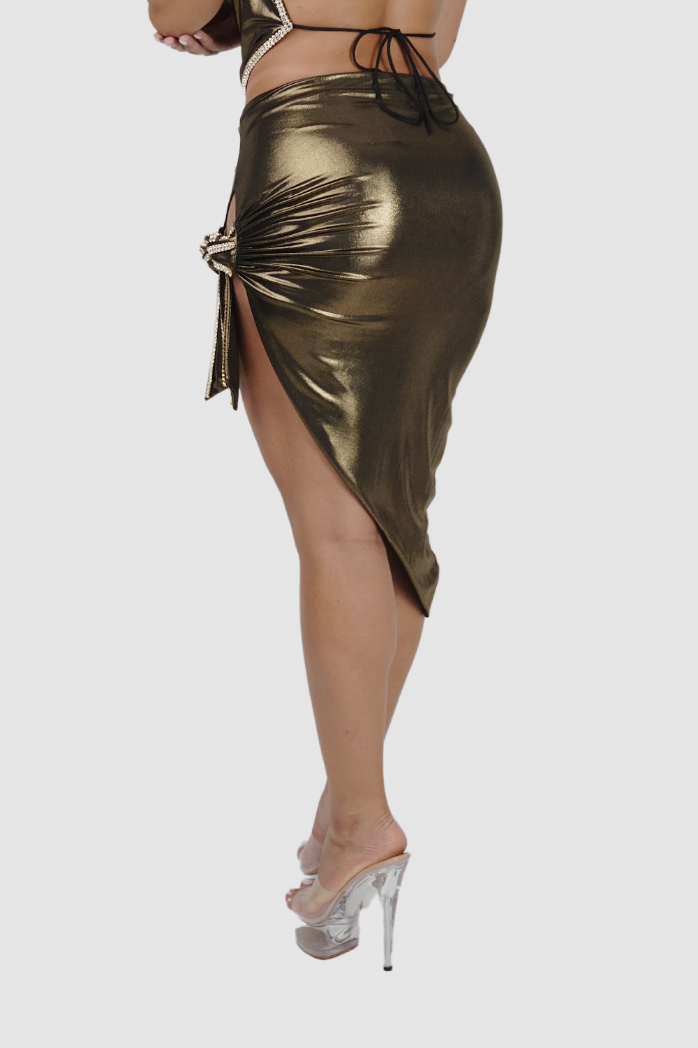 Vie Sauvage Lolita Metallic Gold W Gold Skirt