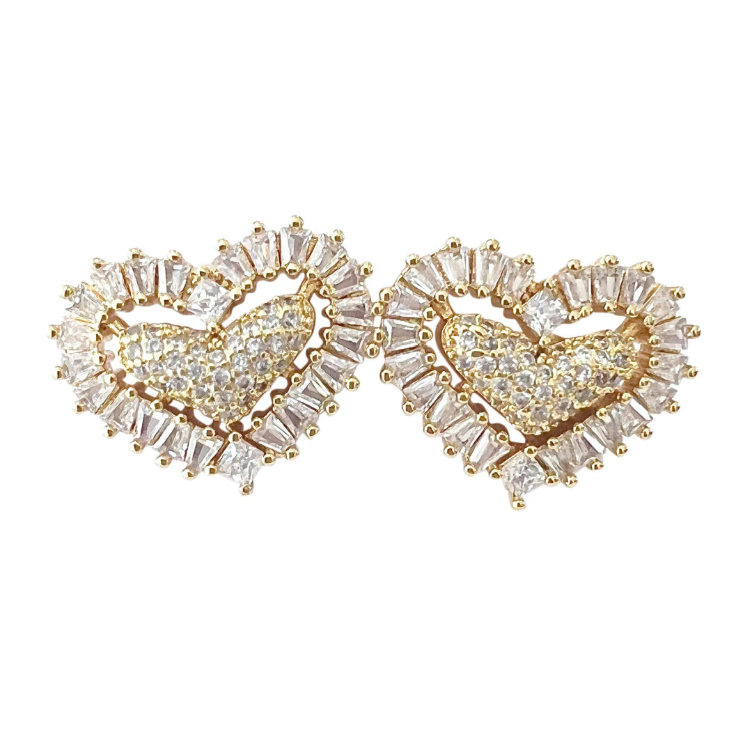 GEMELLI All Hearts Stud Earrings