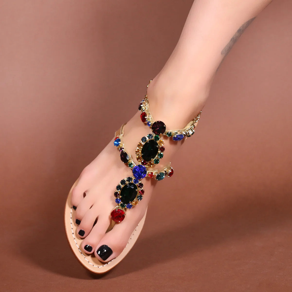 Mystique Gold/Multi Sandals.