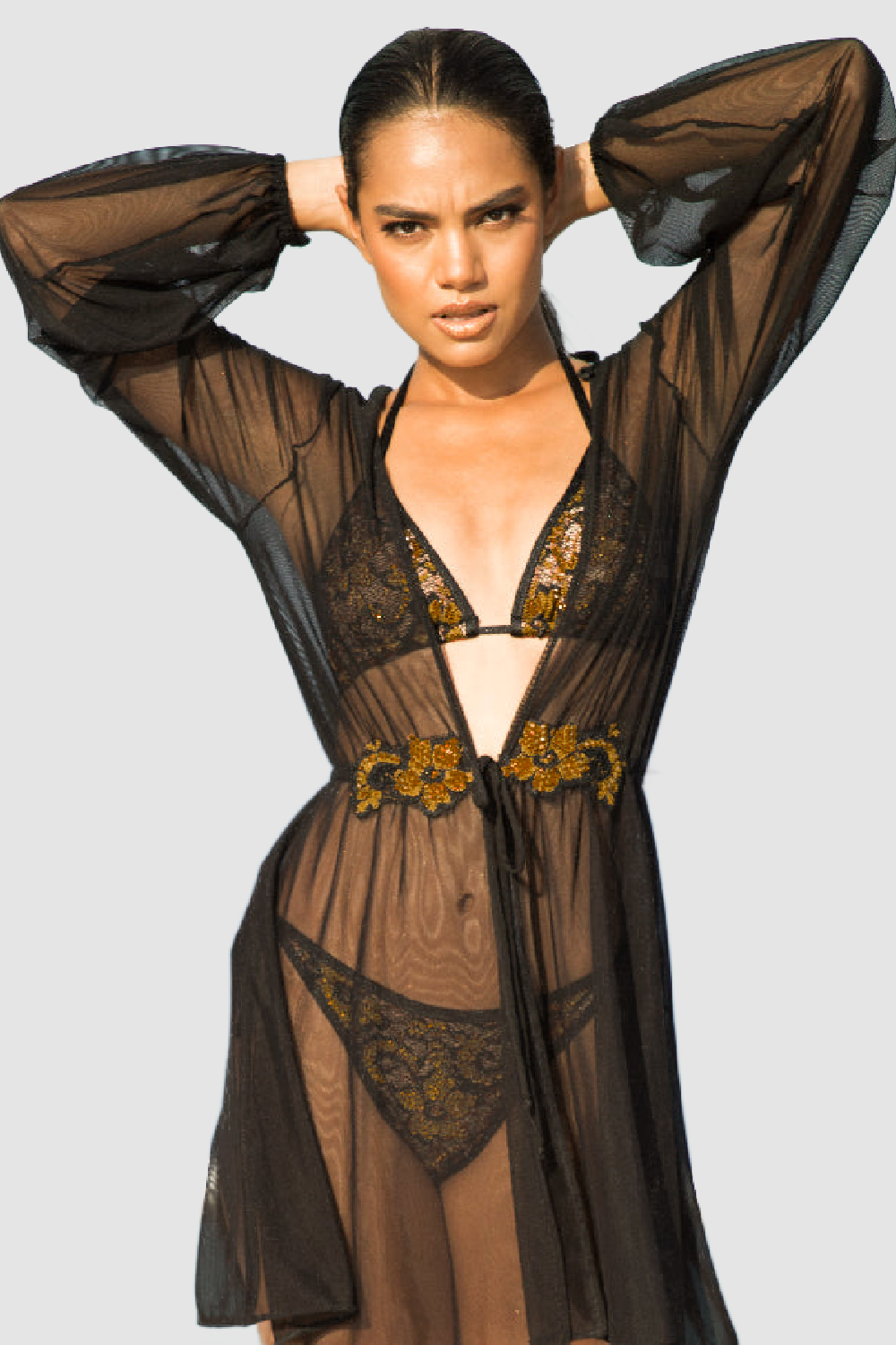 BACCIO Linda Gold Black Cover-Up