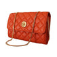 Versace Red Shoulder Evening Bag W Gold Medusa