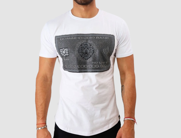 UOMINI Taurus White Men T-Shirt