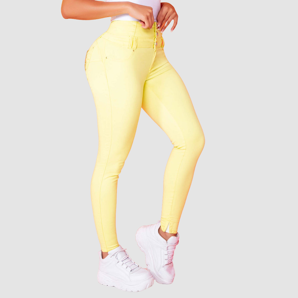 PIT BULL JEANS 42415 Yellow Jeans
