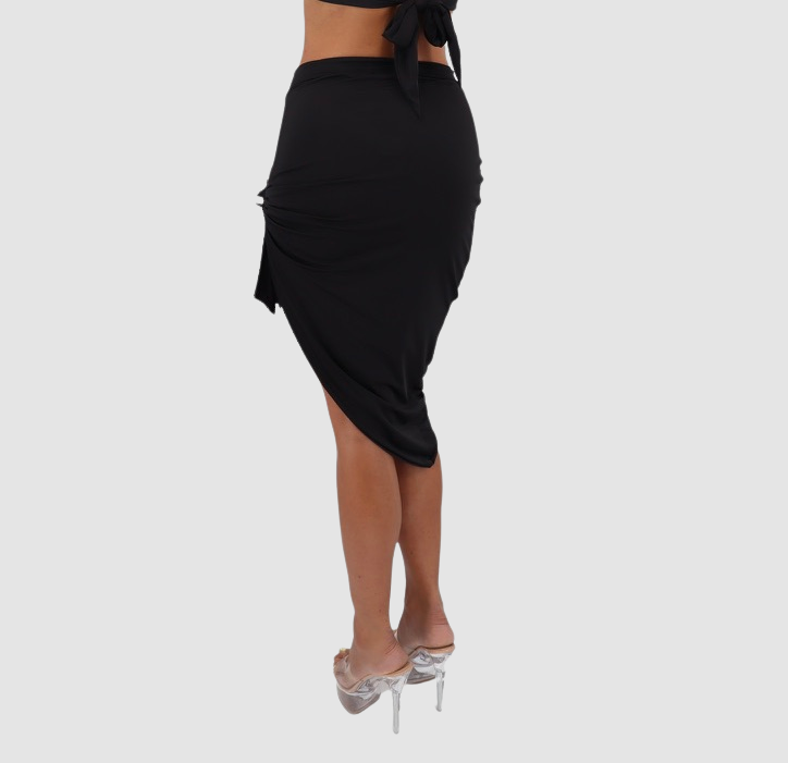VIE SAUVAGE Lolita Skirt Black W Silver