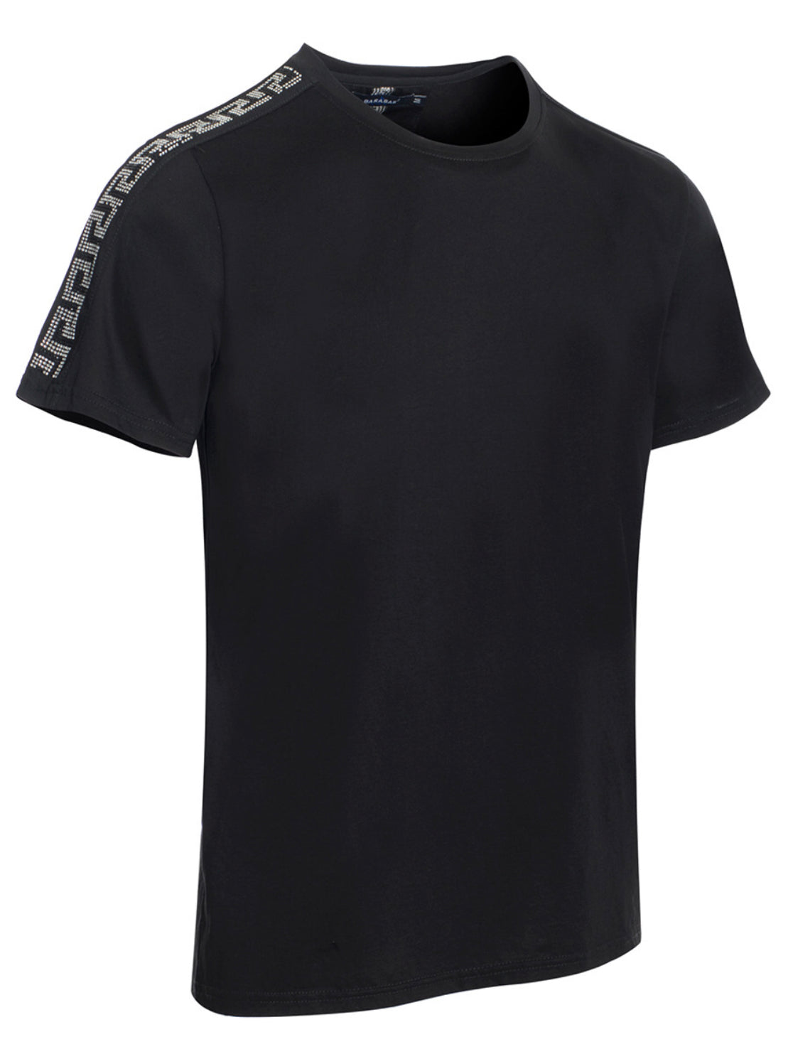 BARABAS Barabas ST935 Black/Silver Teeshirt