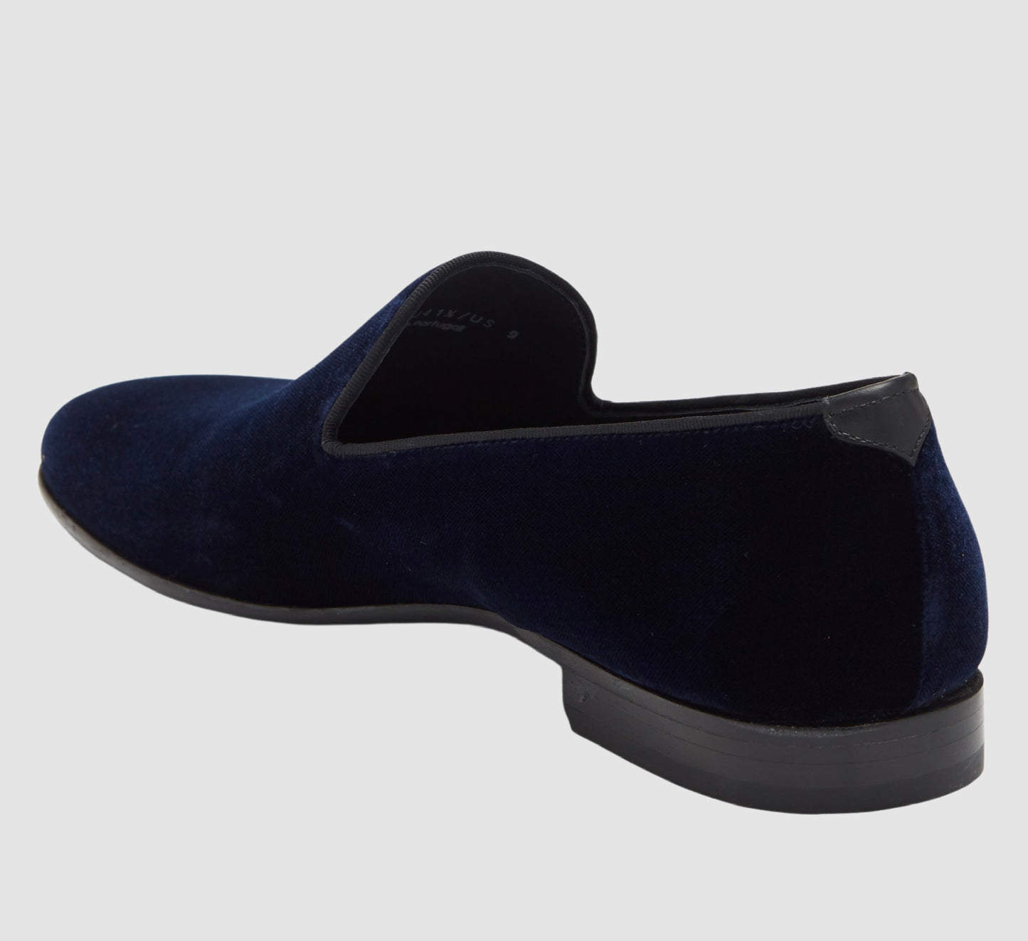 JARED LANG NAVY VELVET SLIPPERS