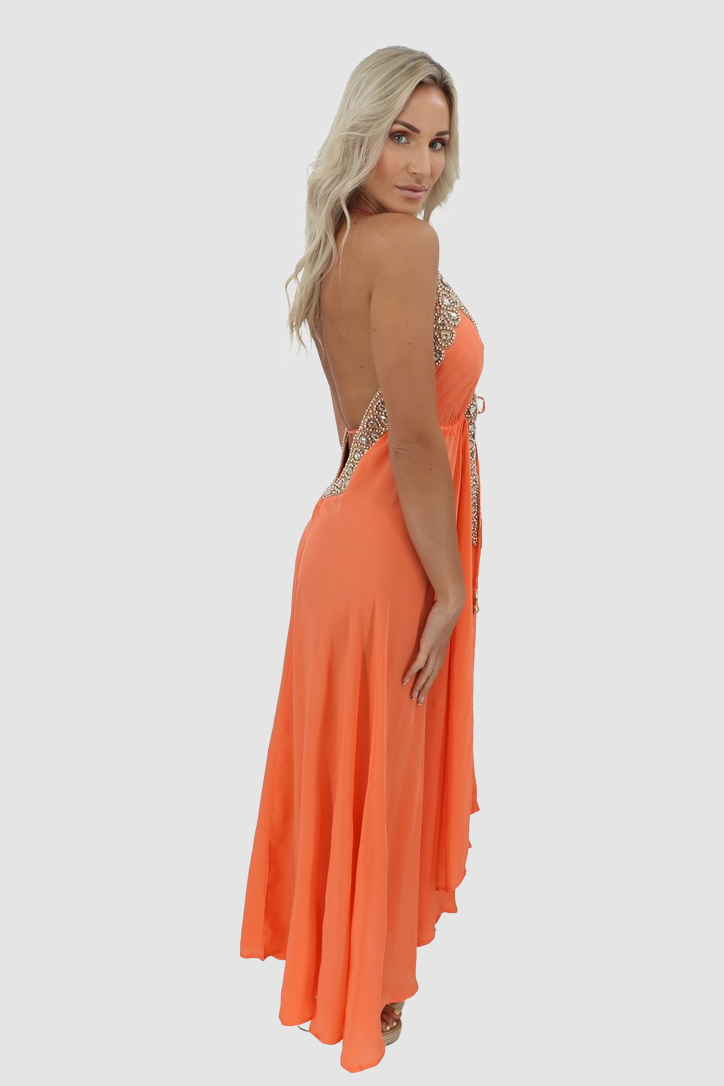 JSQUAD Coral Dress