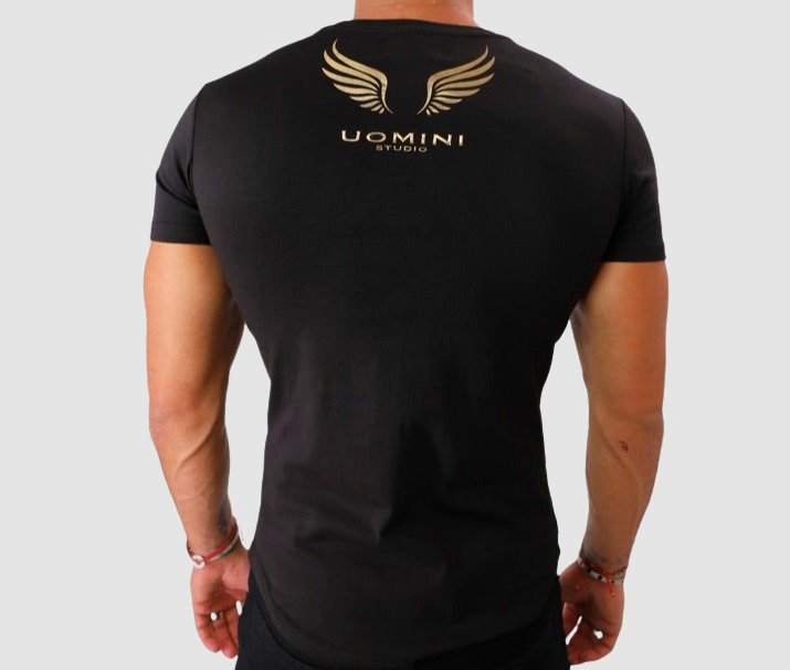 UOMINI Black Casino T-Shirt