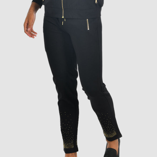 BARABAS BLACK/GOLD JOGGERS