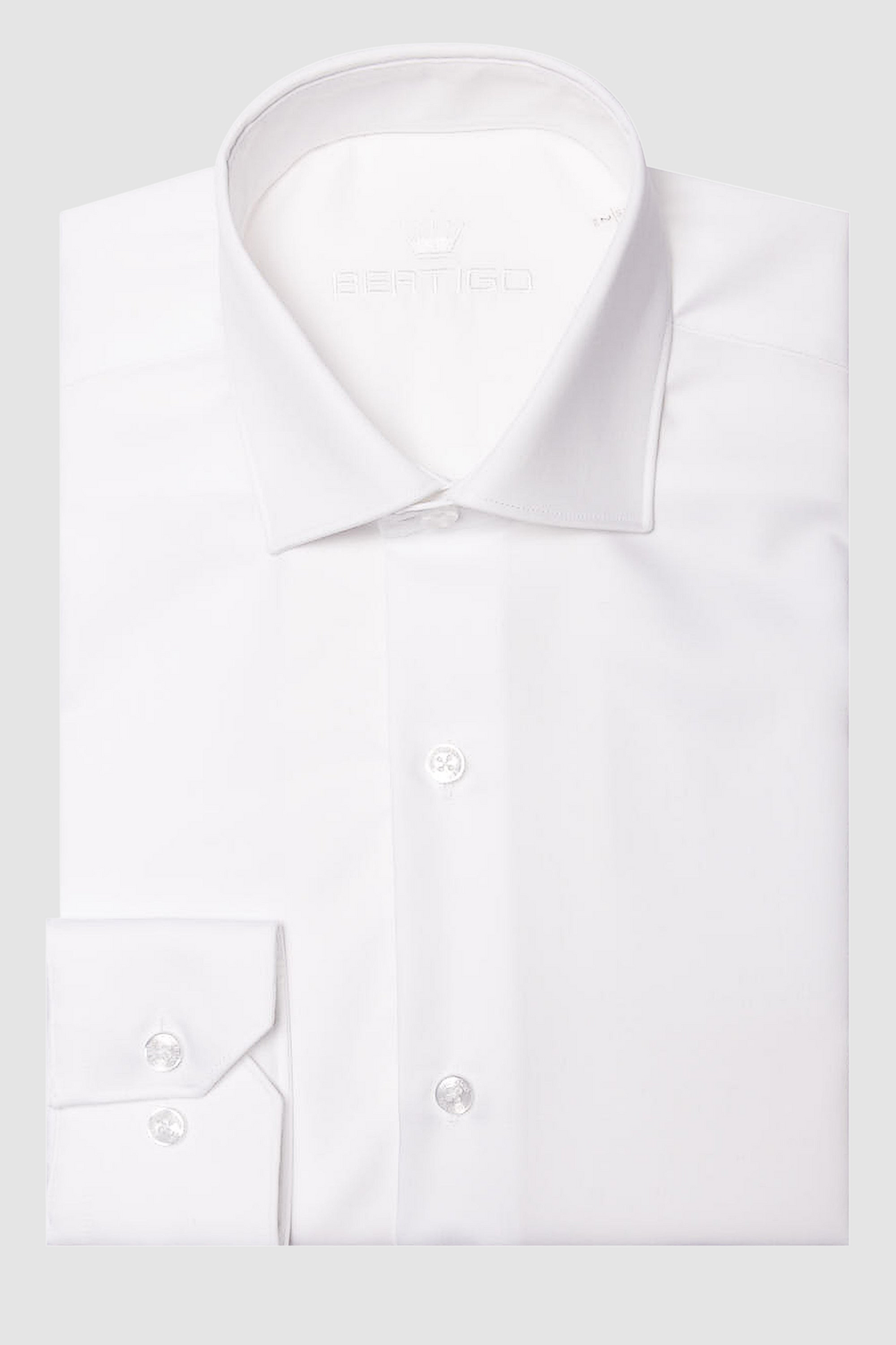 BERTIGO BERTIGO OREN/005 WHITE BUTTON DOWN