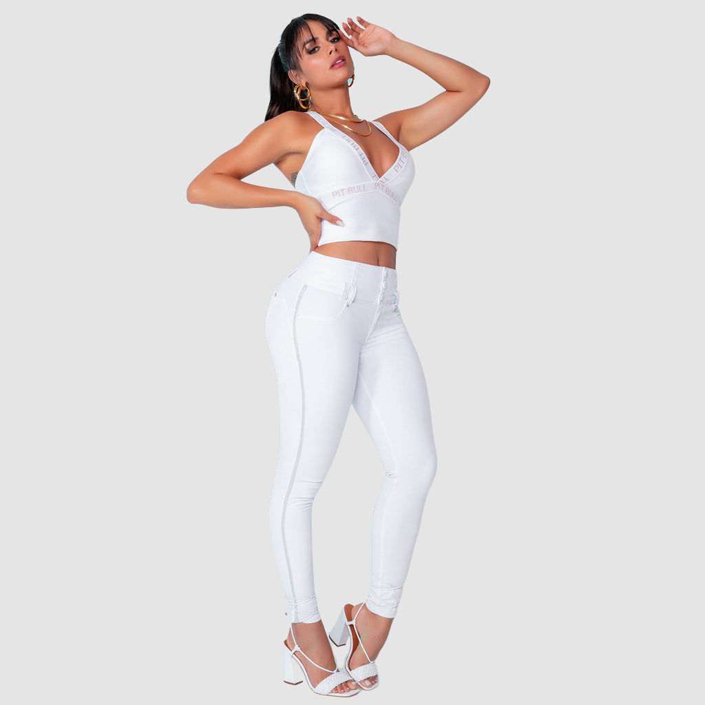 PIT BULL JEANS 60281 White Pants