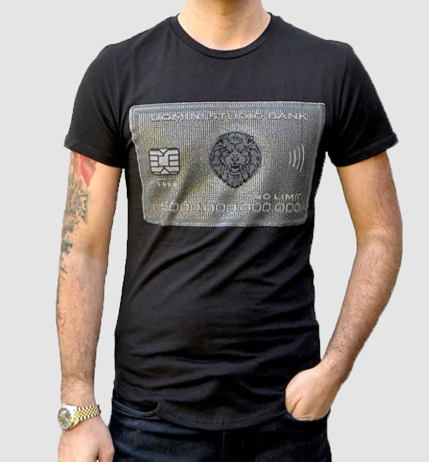 Taurus Black Men T-Shirt