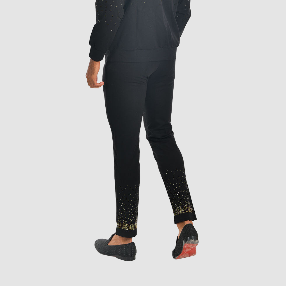 BARABAS BLACK/GOLD JOGGERS