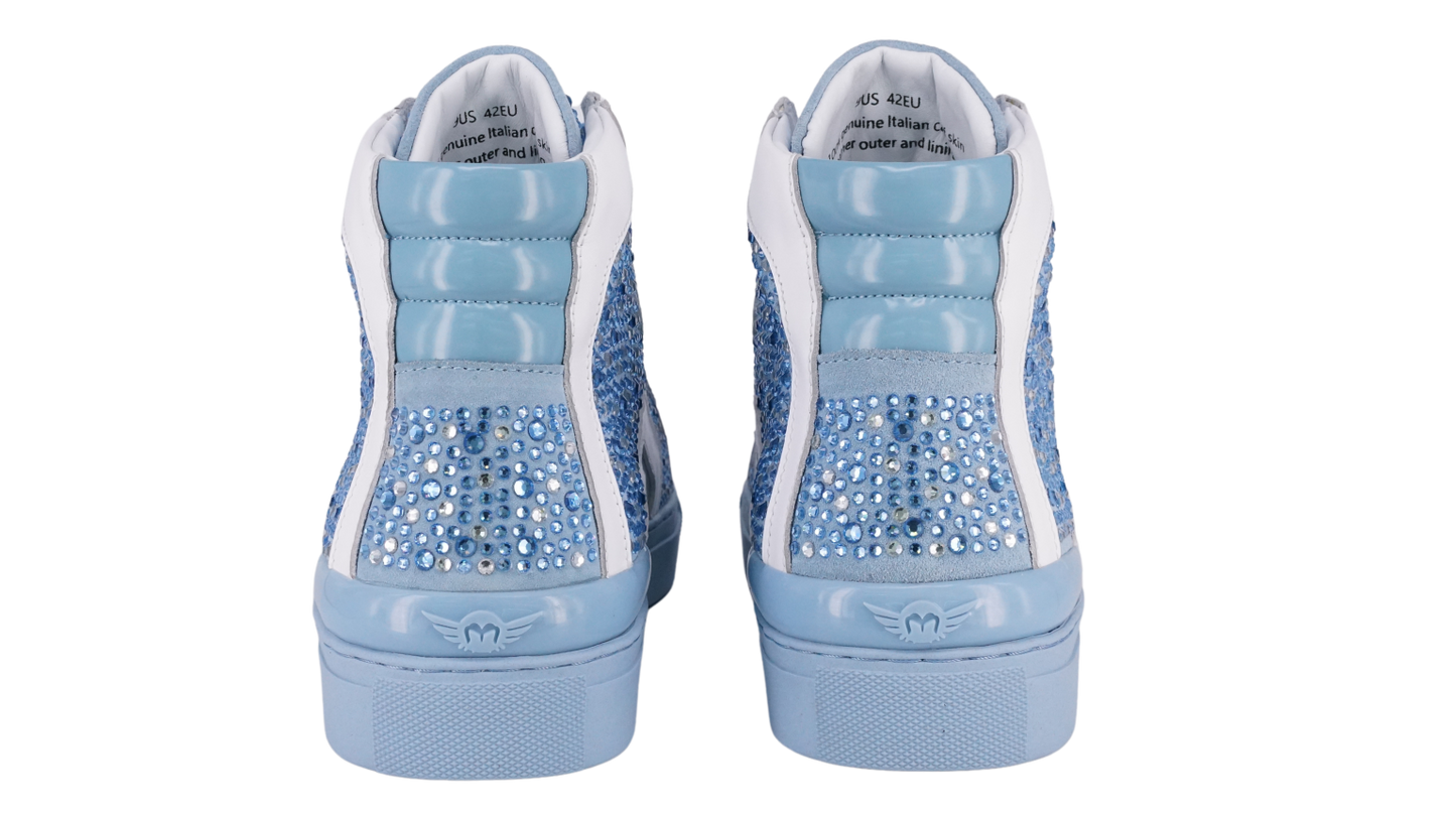 Baby Blue N White Sneakers