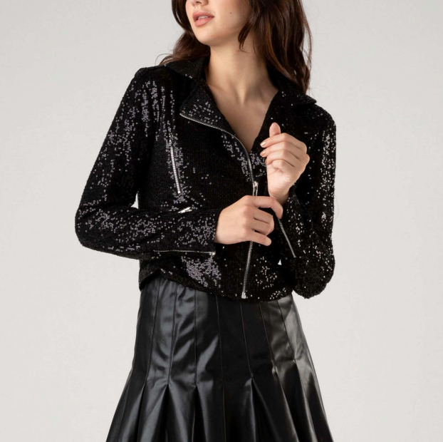 Black Sequins Jacket