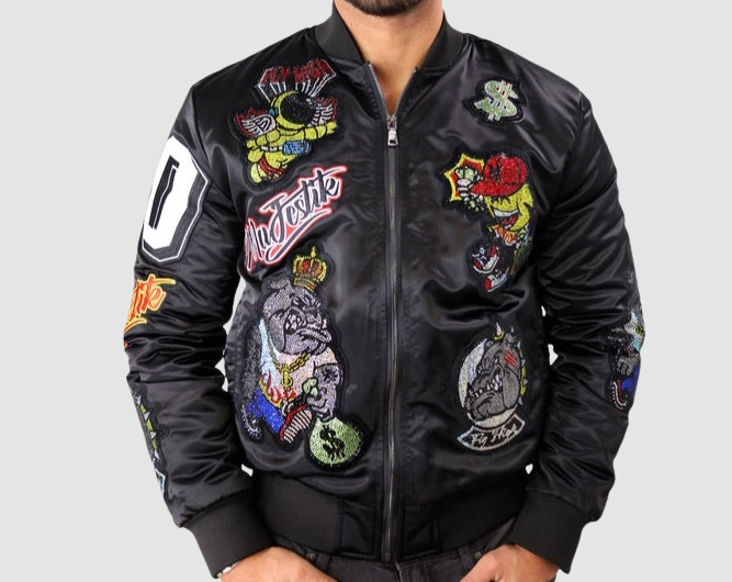 Majestic Black Bulldog Jacket