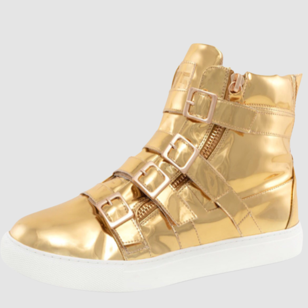 J75 Gold Sneakers