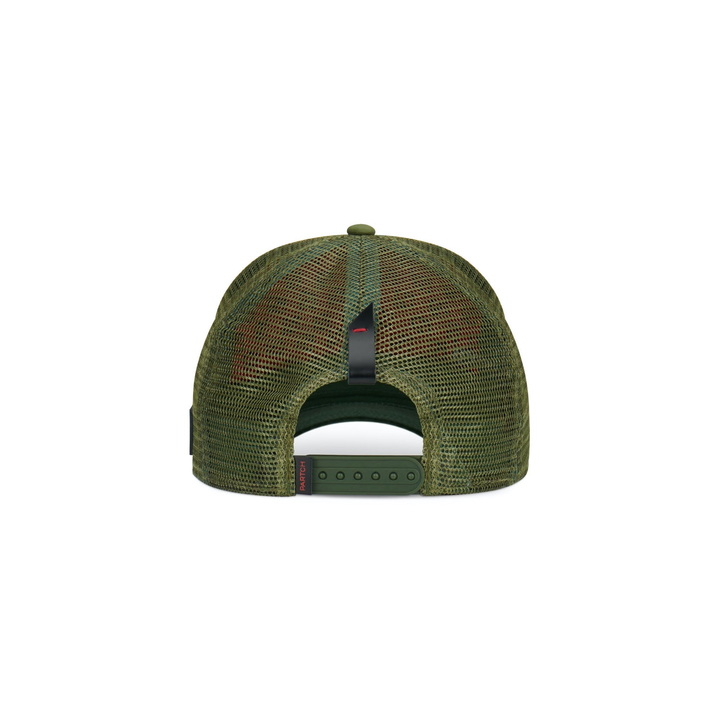 Partch Trucker Hat Kaki with PARTCH-Clip Inspyr Back View