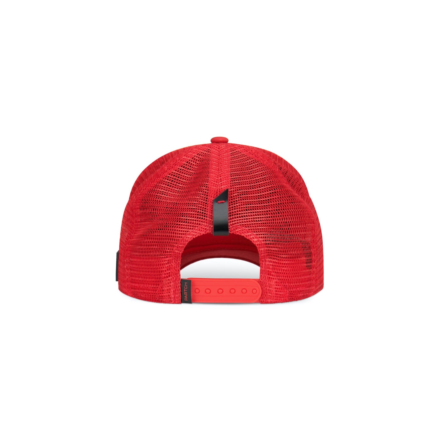 Partch Trucker Hat Red with PARTCH-Clip Dulxy Back View