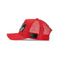 Partch Trucker Hat Red with PARTCH-Clip Pop Love Side View