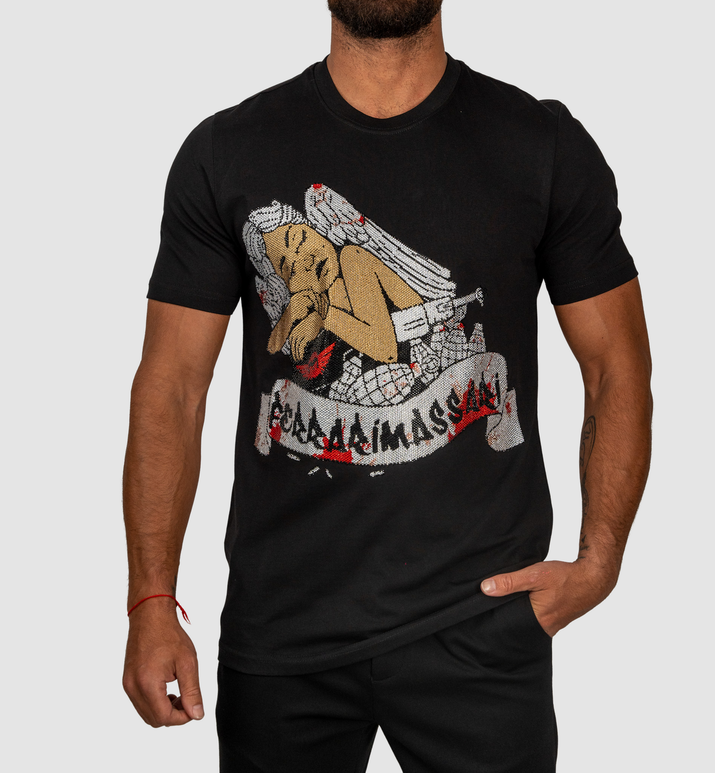 Ferrari Massari Black T-Shirt W Angel