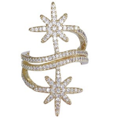 Gemelli Glimmer Ring