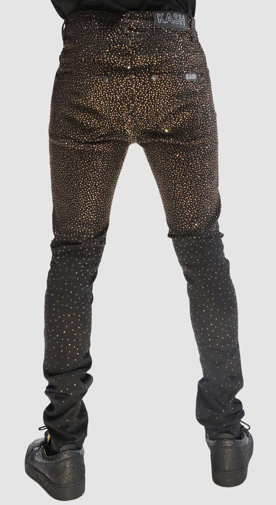 KASH Black/Gold Jeans
