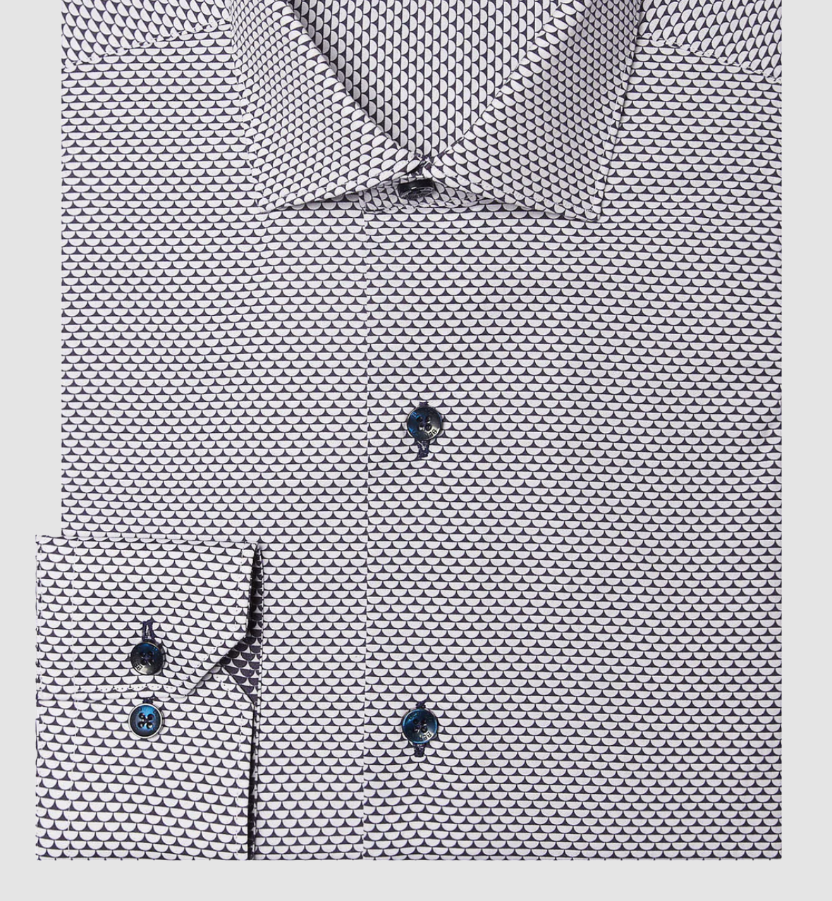 BERTIGO White/Blue Shirt