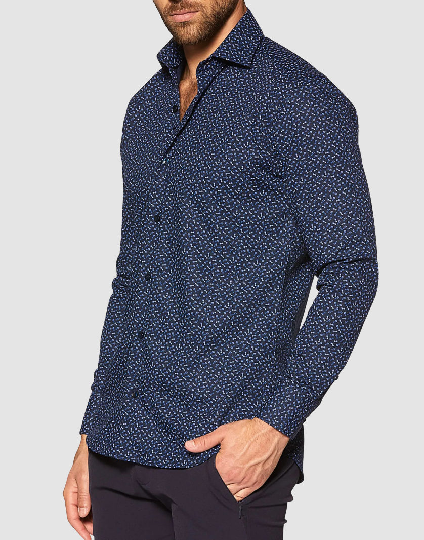 BERTIGO Navy with Bowties Shirt