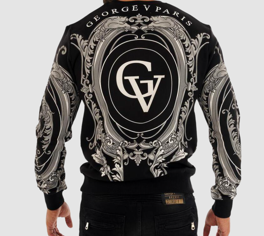 GEORGE V Black Puma Sweater