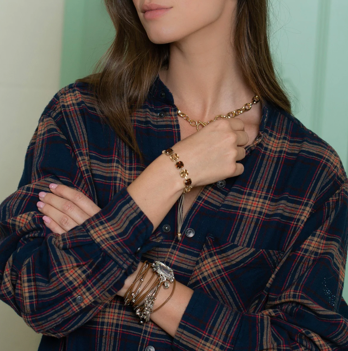 Coravana Rectangle Shine Bracelet