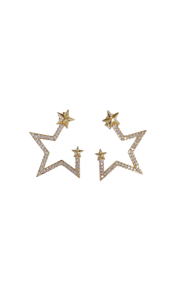GEMELLI Gold Piper Earrings