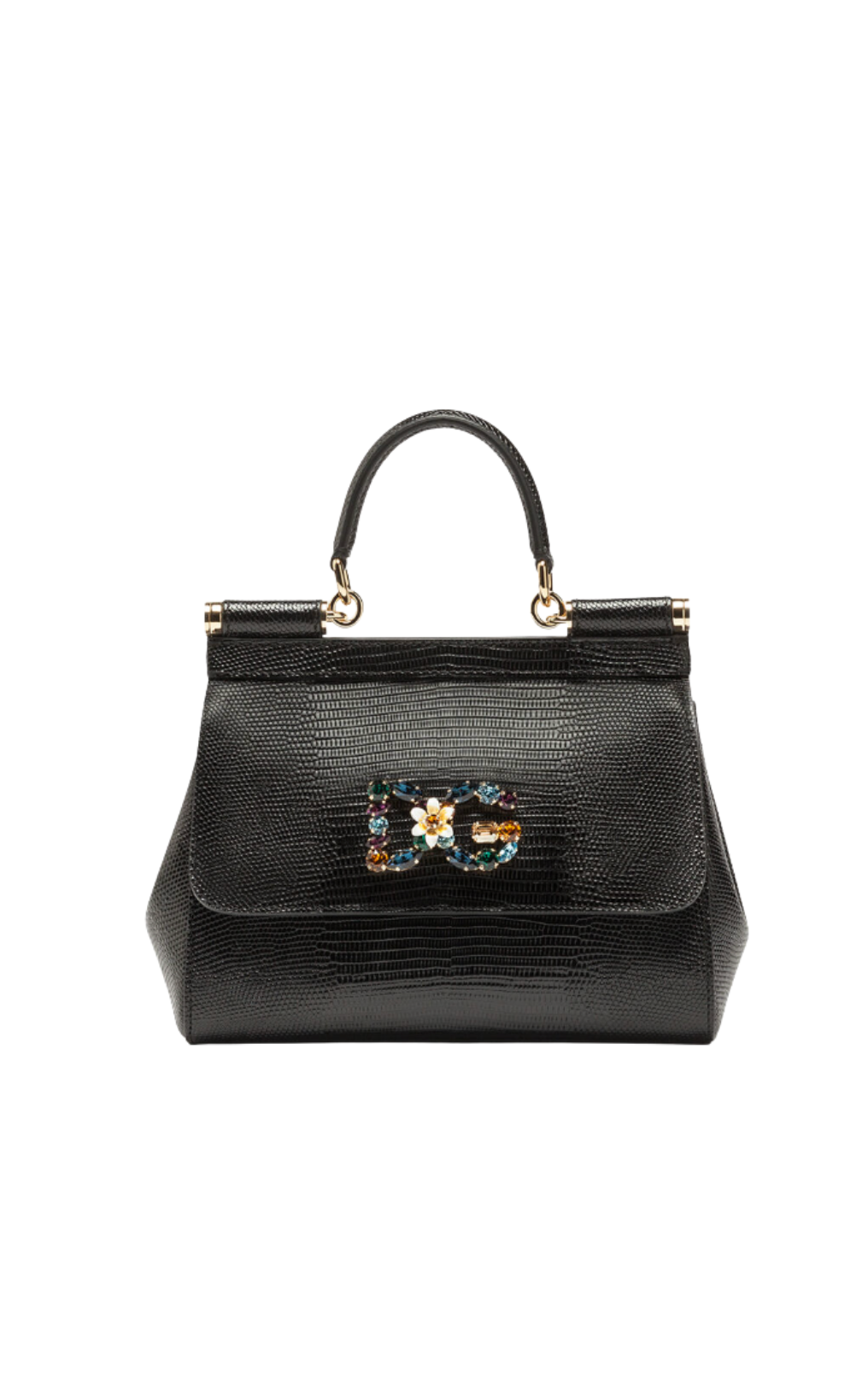 Leather Pouch in Black - Dolce Gabbana