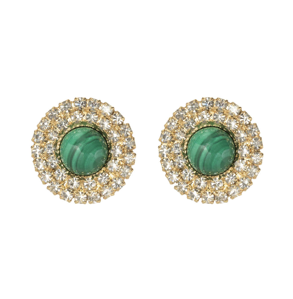 Sunflower Green Studs