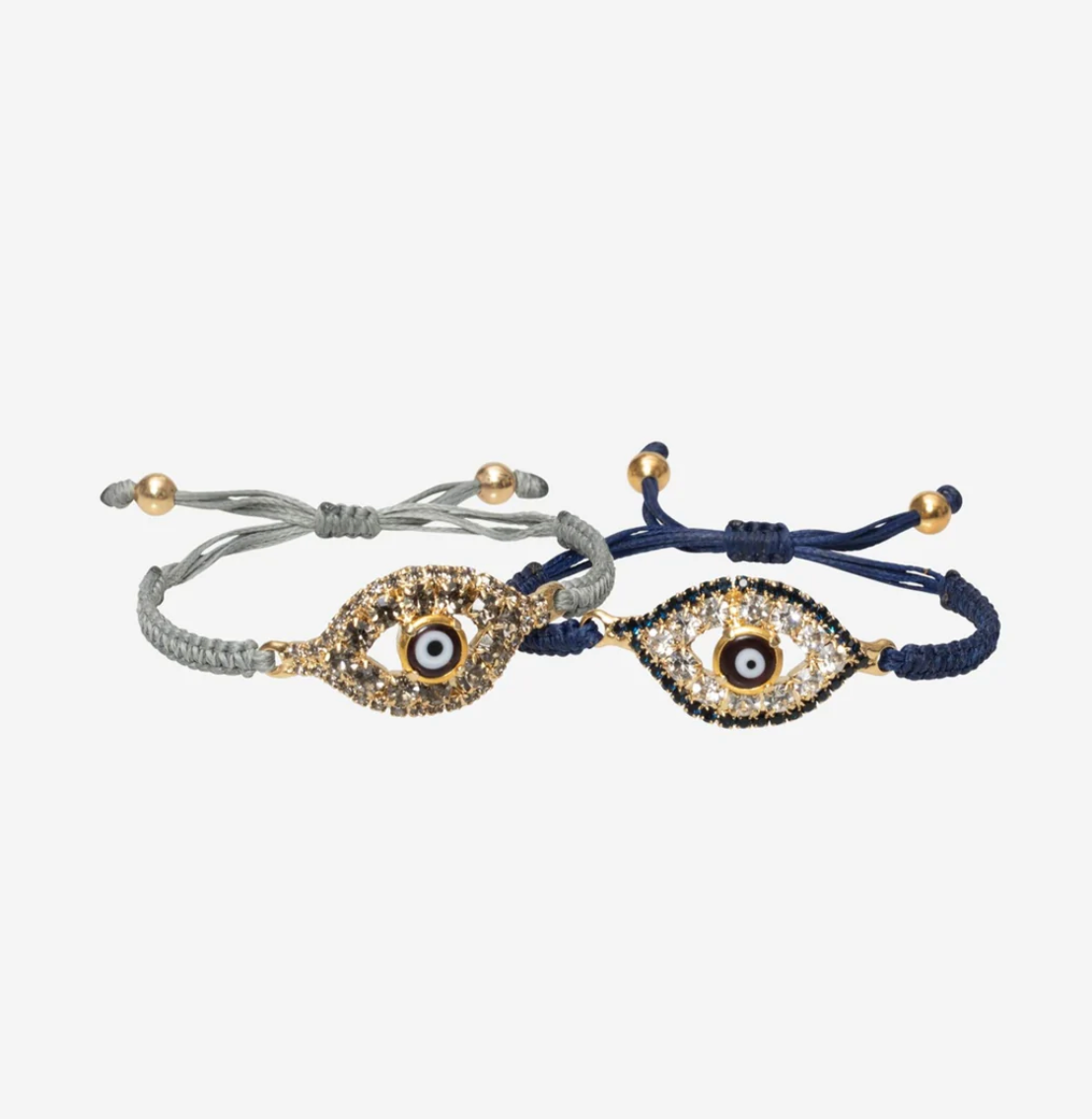 Black Evil Eye Macrame Bracelet