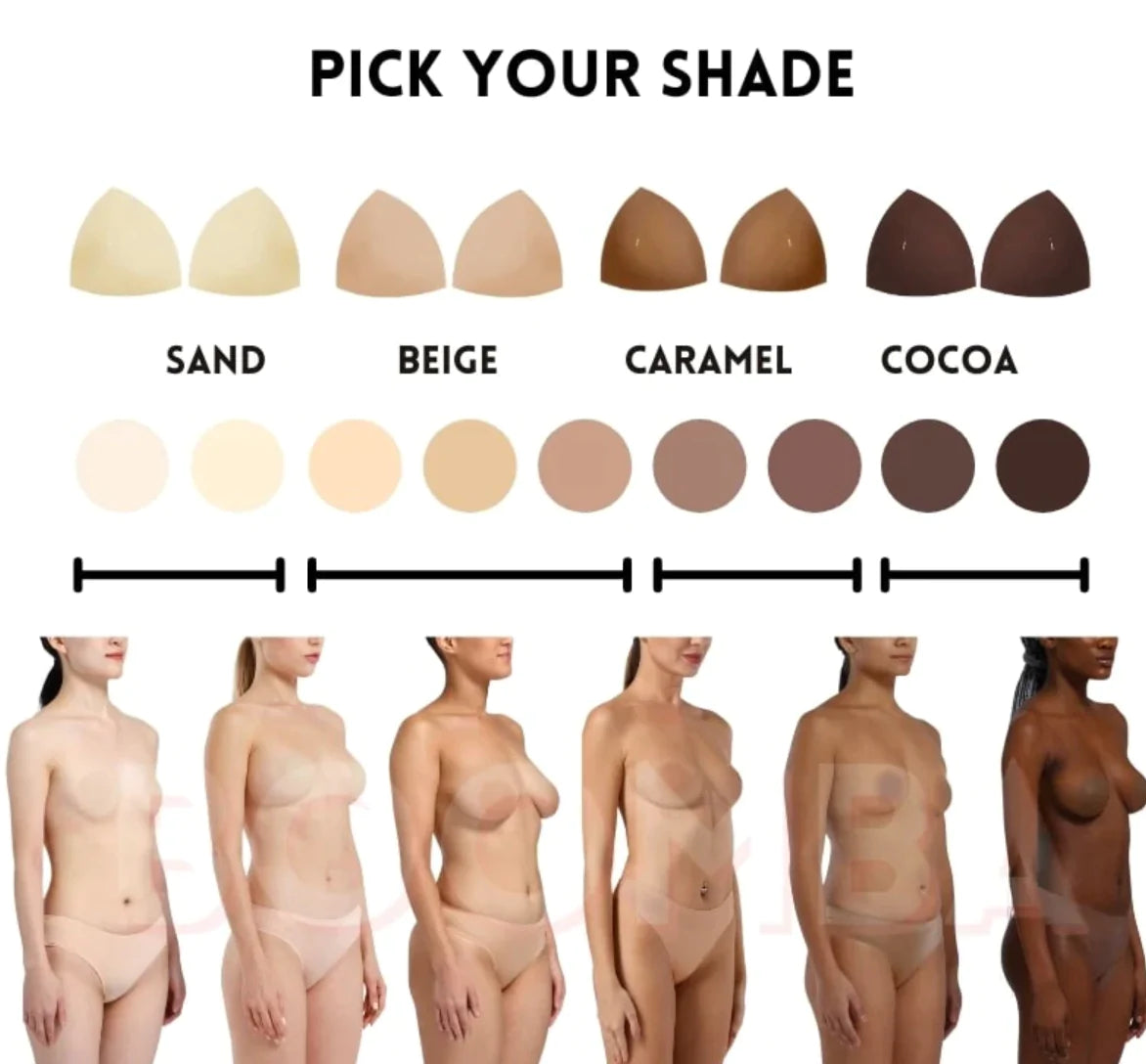 Caramel Invisible Lift Inserts