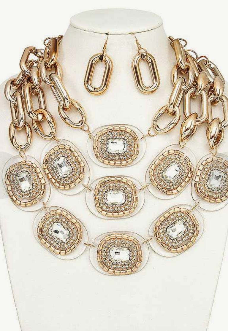 ANDREA & PAULO CORPORATION Big Gold Necklace