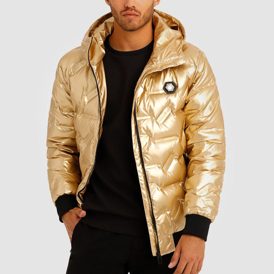 Gold Bomber Jacket