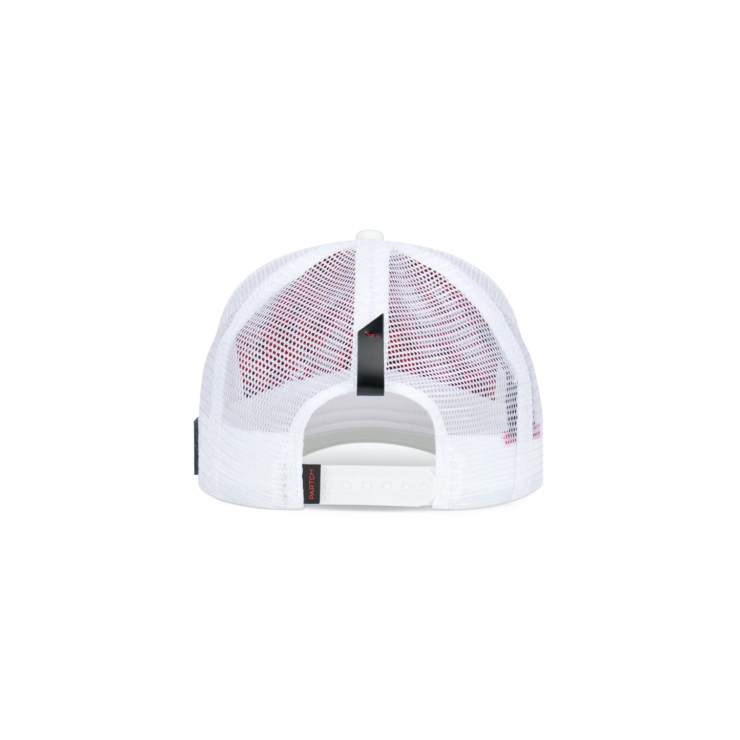 Partch Trucker Hat White with PARTCH-Clip DWYL-G11 Back View