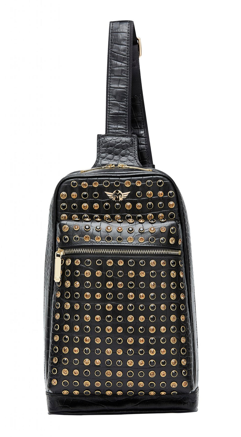 Ferrari Massari Black/Gold Money Bag