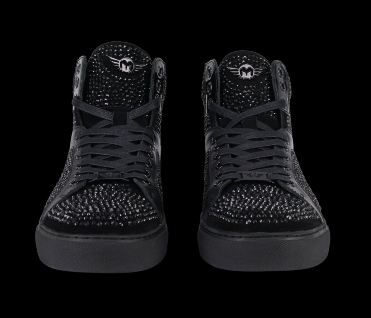 Ferrari Massari Black W Black Stones Sneakers
