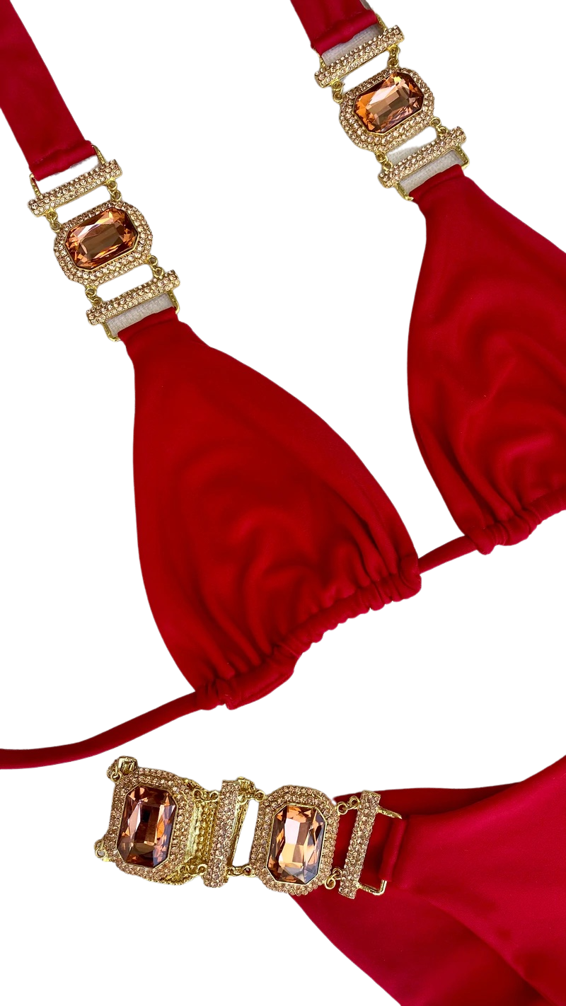 Yekas Premium Diamond Red Bikini
