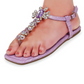 LILIANA Lilac Sandals W Crystals