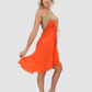 JSQUAD Orange Short Dress