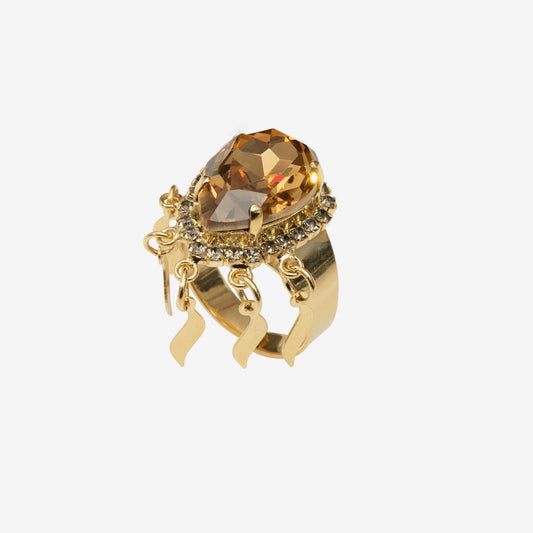 Golden Leaf Ring