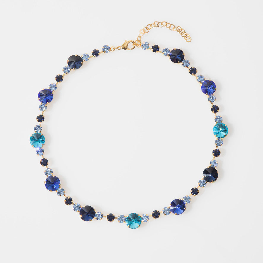 Summer in Paris Blue Tone Necklace